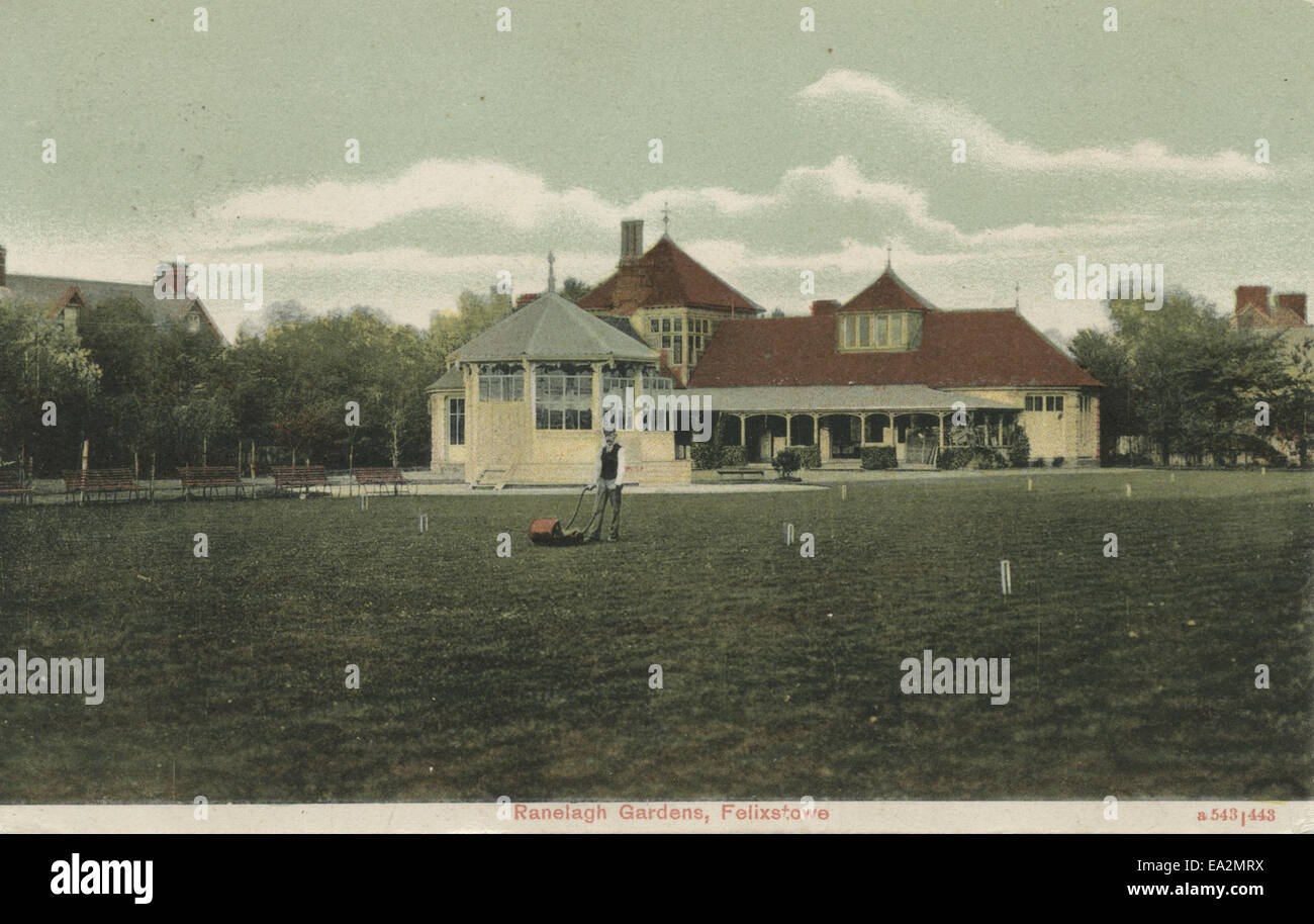Ranelagh Gardens, site historique du Royaume-Uni, connu pour sa conception et son importance culturelle aux XVIIIe et XIXe siècles. Il a servi d'espace public pour les loisirs et les rassemblements sociaux. Banque D'Images
