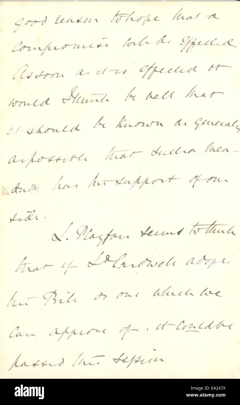 Cette lettre, écrite par John Burdon-Sanderson à Charles Darwin le 30 avril 1875, représente un moment clé dans la correspondance entre deux éminents scientifiques. Sanderson, physiologiste réputé, discute de questions scientifiques liées aux théories de Darwin, favorisant ainsi l’échange d’idées qui ont façonné le développement de la biologie et de la science de l’évolution au XIXe siècle. Banque D'Images