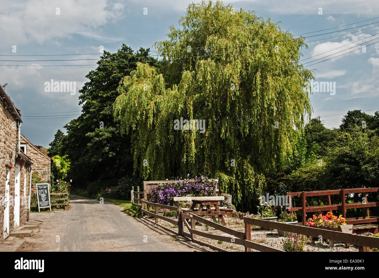 North Yorkshire Village Thornton-la Dale Banque D'Images