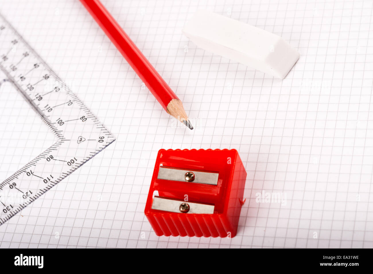 outils de dessin Banque D'Images