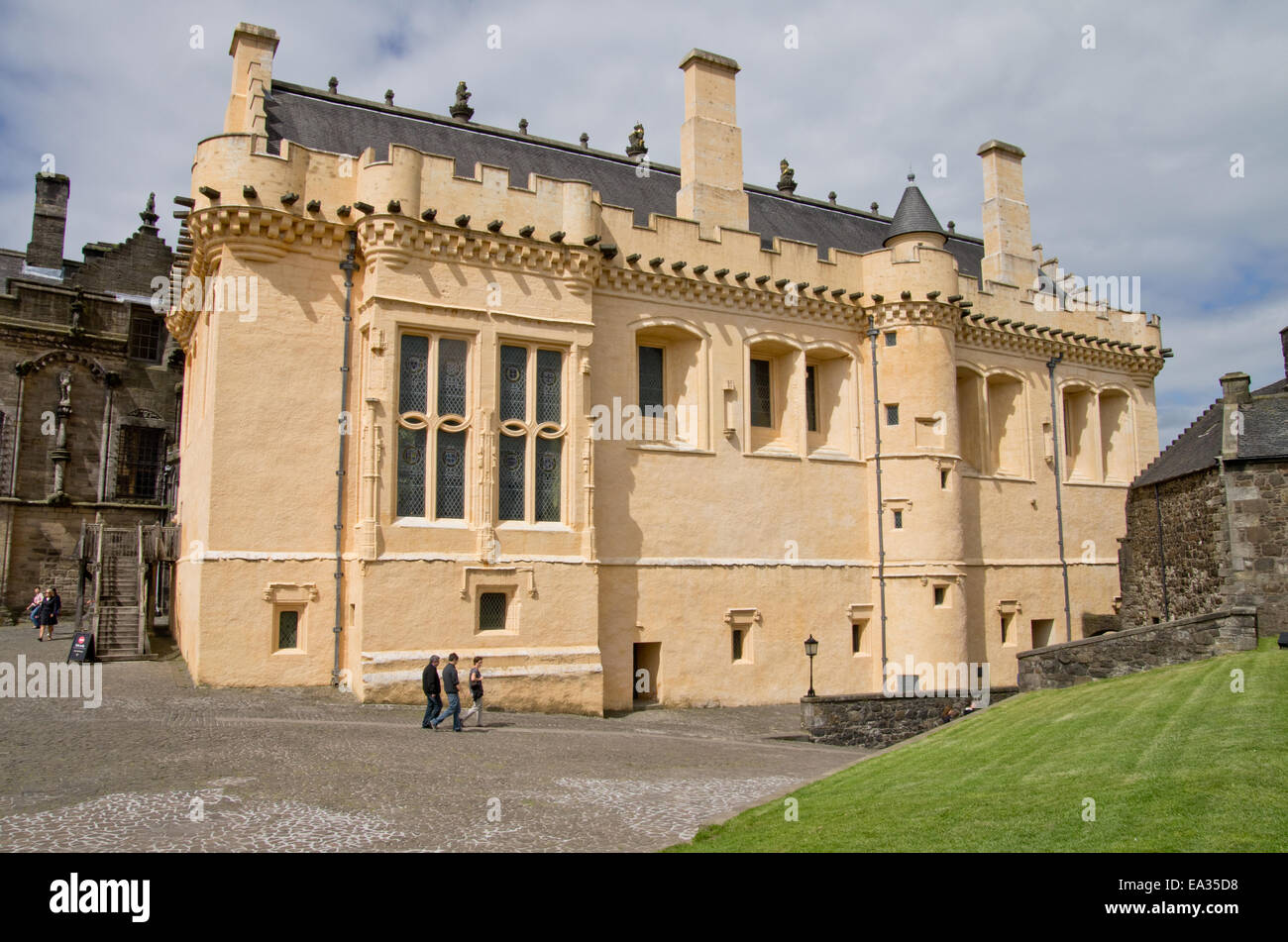 Château de Stirling Le Grand Hall Banque D'Images