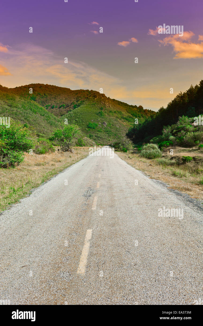 Route Banque D'Images