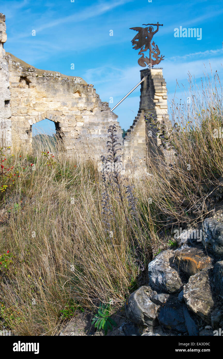 Vieux château aux Pays-Bas Banque D'Images