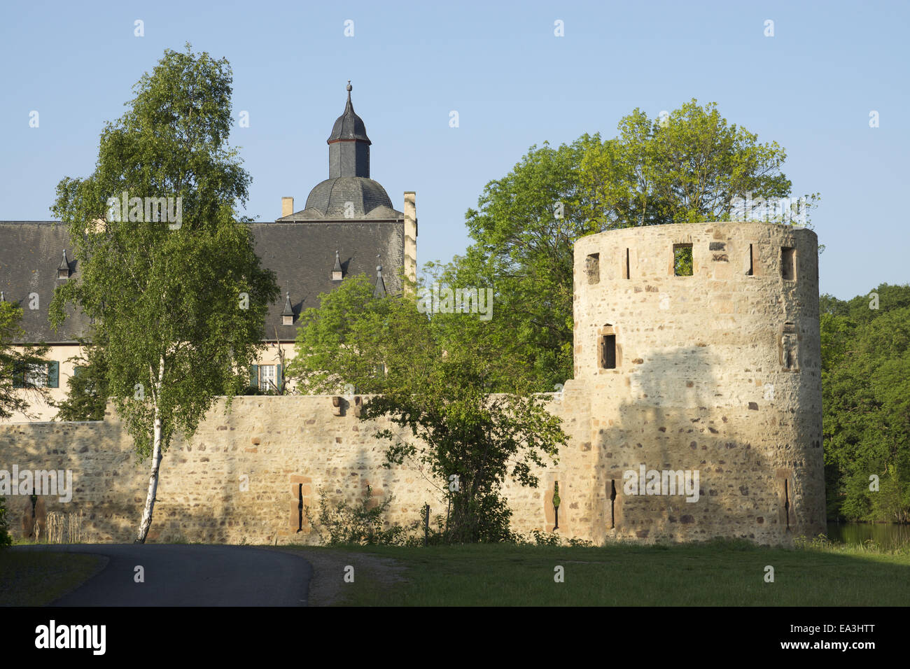 Burg, Euskirchen-Wisskirchen Veynau, Allemagne Banque D'Images