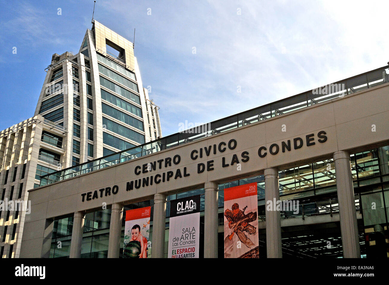 Centro Civico Theatro Municipal de Las Condes Santiago Chili Banque D'Images