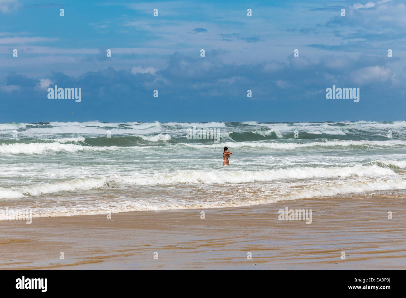 Plage de la mer Noire, Anapa, région de Krasnodar, Russie Banque D'Images