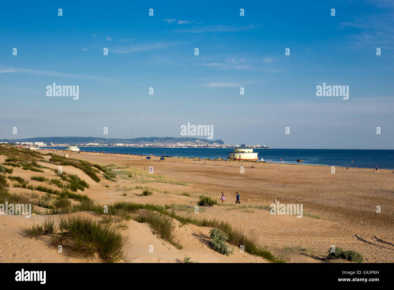 Plage de la mer Noire, Anapa, région de Krasnodar, Russie Banque D'Images