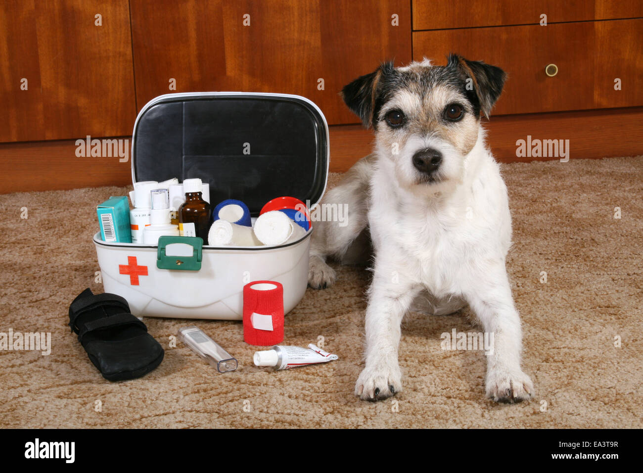 boîte de premiers soins Banque D'Images