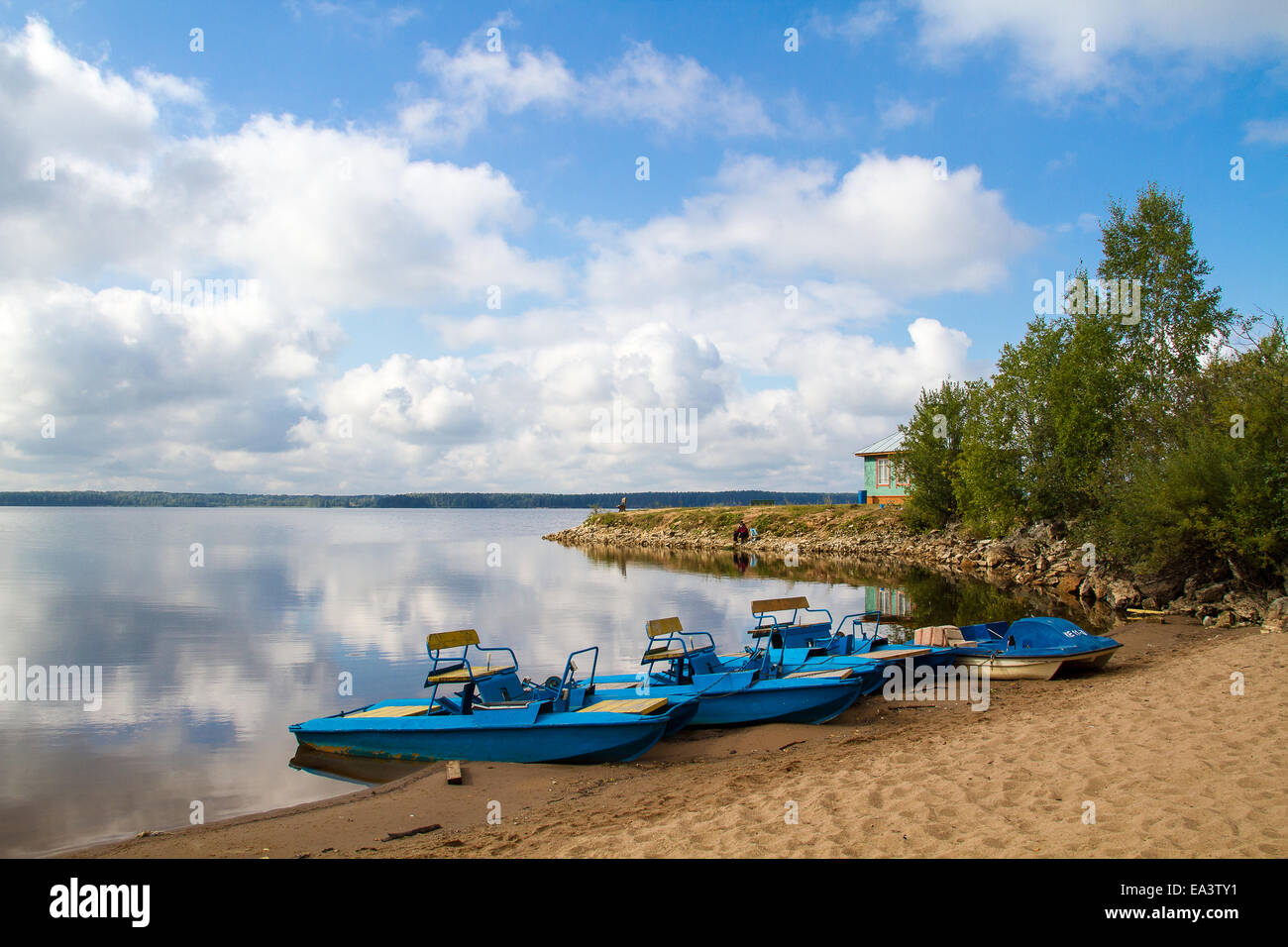Seliger lake, région de Tver, Russie Banque D'Images