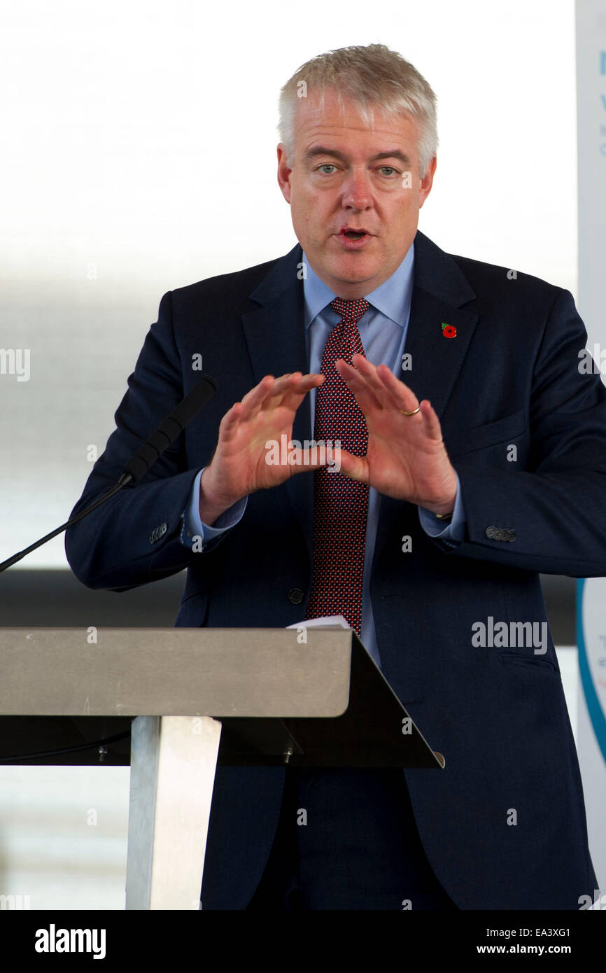 Premier Ministre du Pays de Galles Carwyn Jones. Banque D'Images