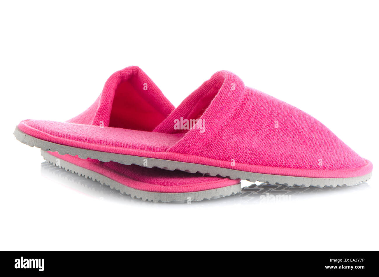 Une paire de chaussons rose Banque D'Images