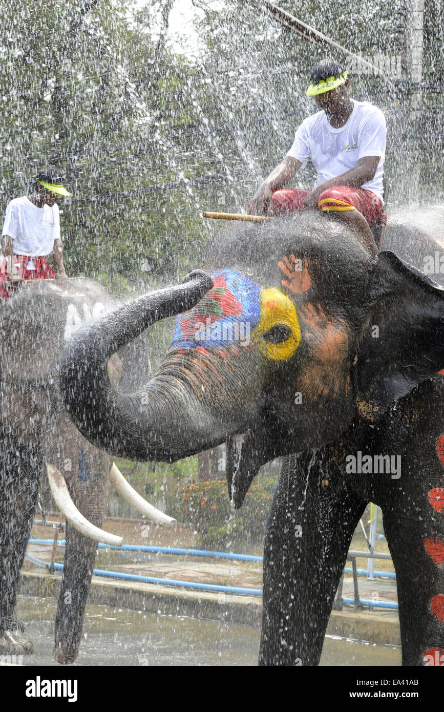 Thaïlande SONGKRAN FESTIVAL Banque D'Images