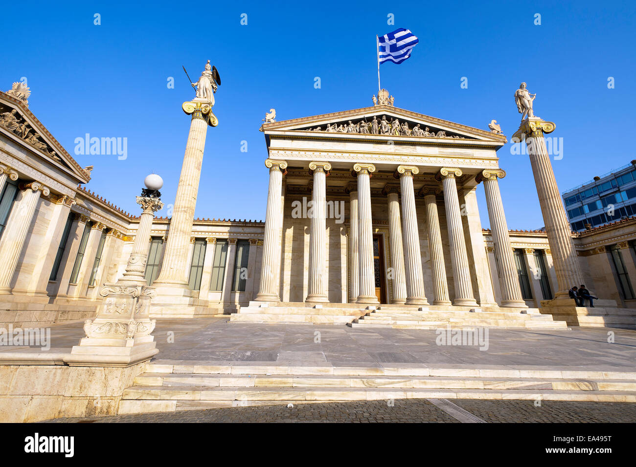 Académie d'Athènes, Grèce, Europe Banque D'Images