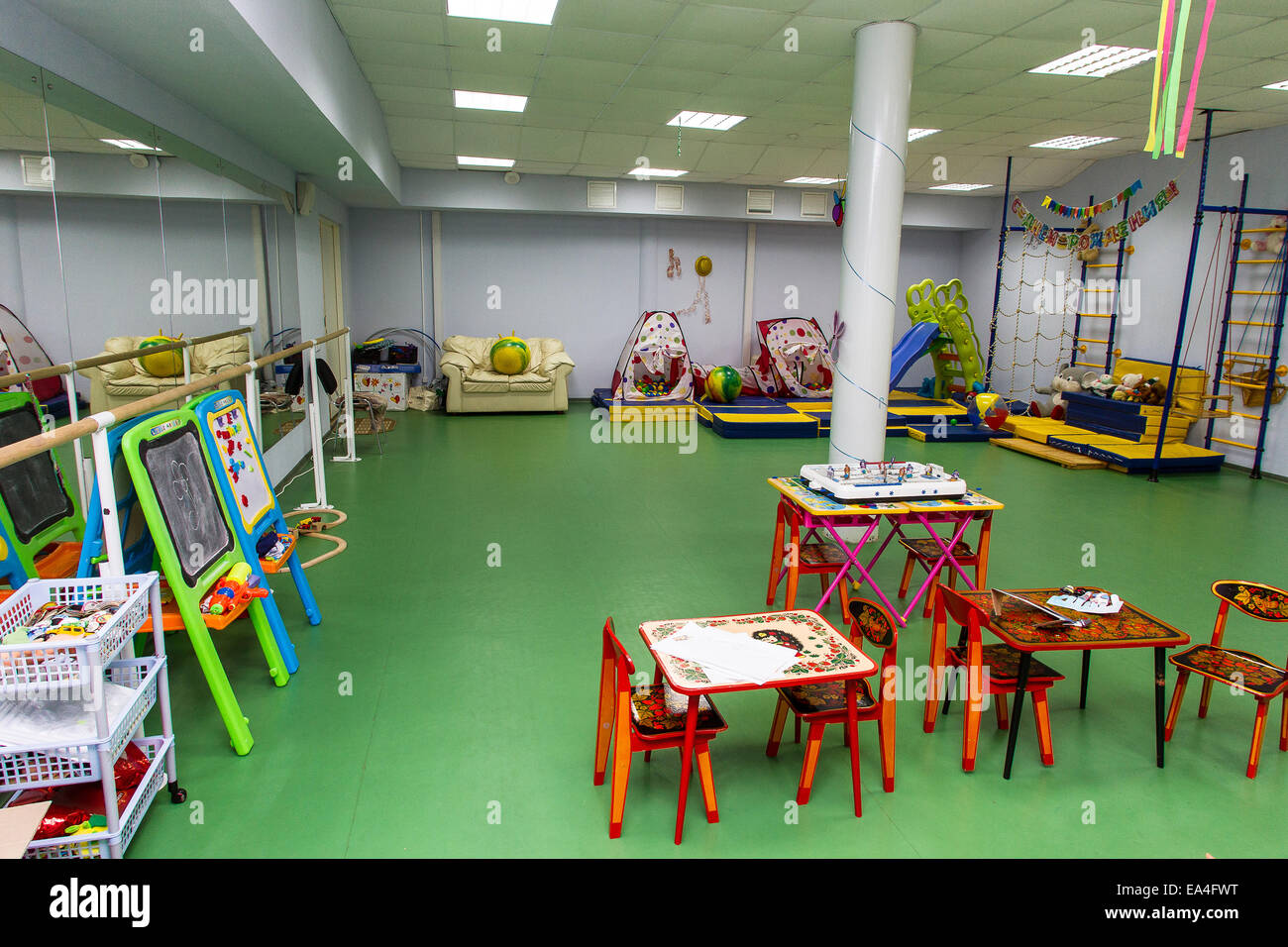 Chambre d'enfants, maison moderne Banque D'Images