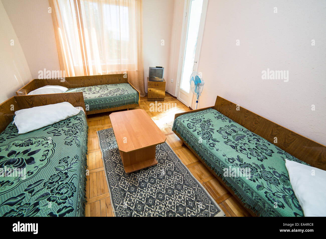 Maison moderne et design d'intérieur chambre à coucher de l'hôtel Banque D'Images