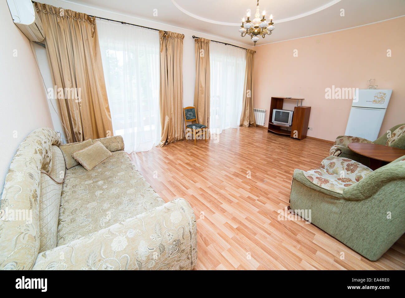 Maison moderne et design d'intérieur chambre à coucher de l'hôtel Banque D'Images