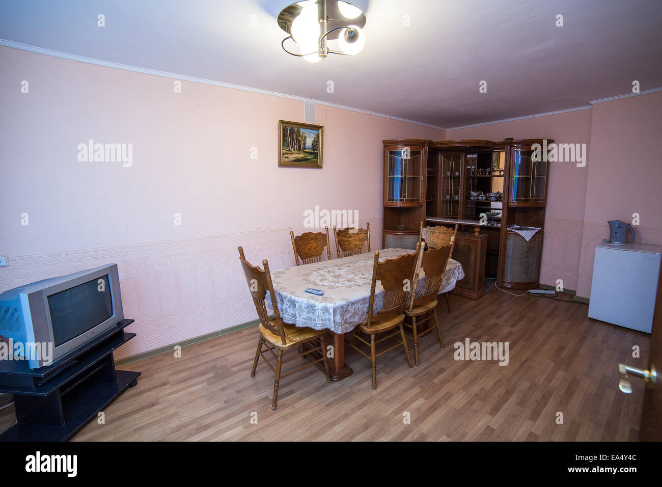 Maison moderne et design d'intérieur chambre à coucher de l'hôtel Banque D'Images