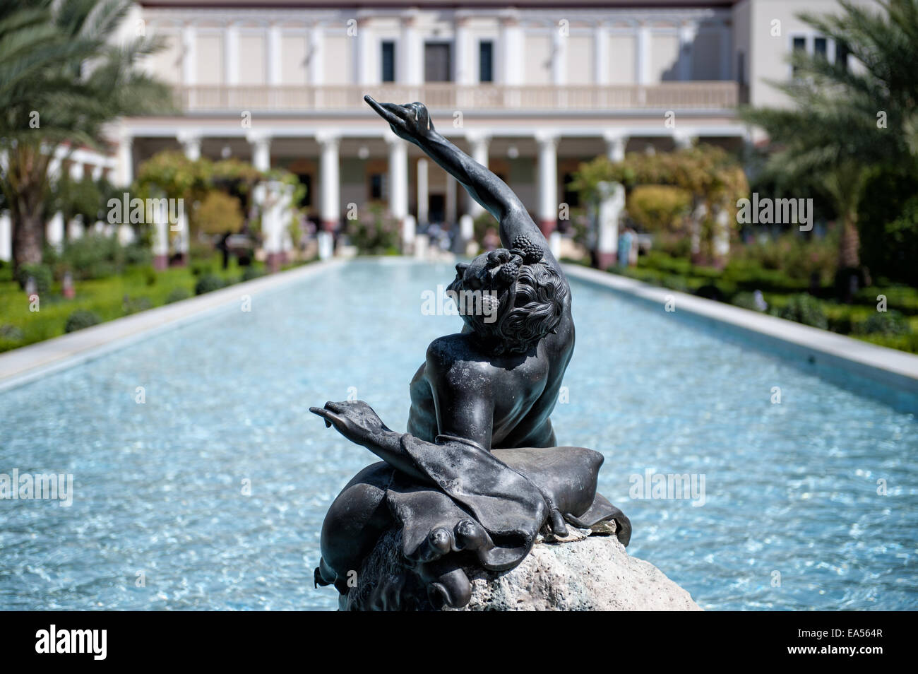 Bacchus romain à la Villa Getty à Los Angeles, CA, USA. Banque D'Images