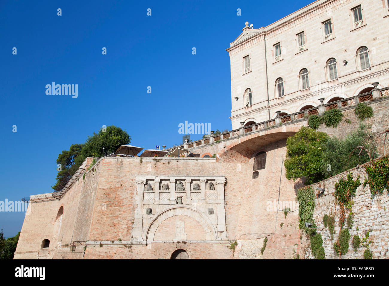 Porta Marzia, Pérouse, Ombrie, Italie Photo Stock Alamy