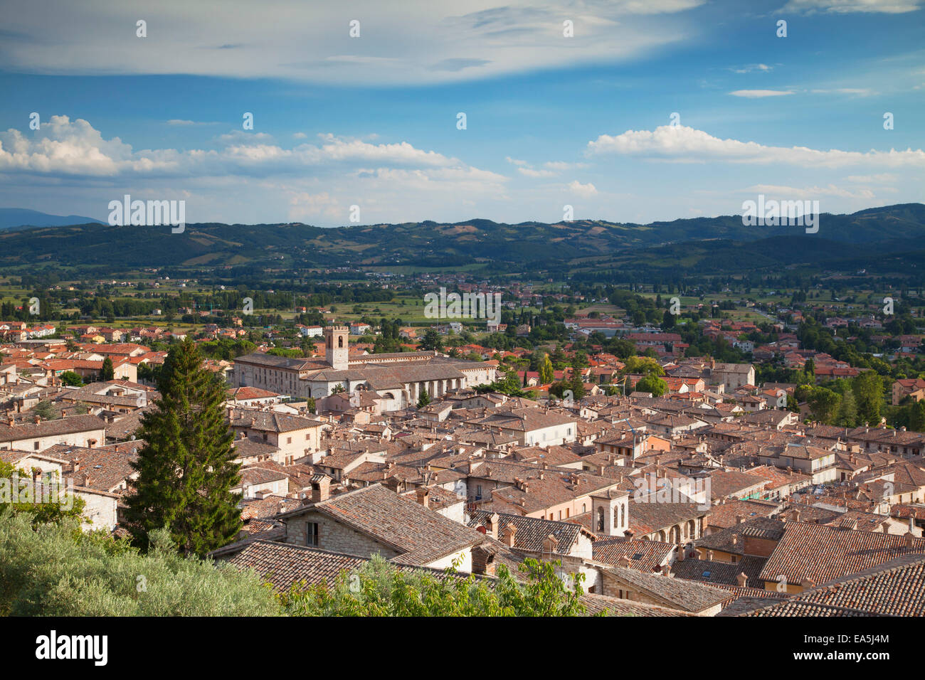 Avis de Gubbio, en Ombrie, Italie Banque D'Images