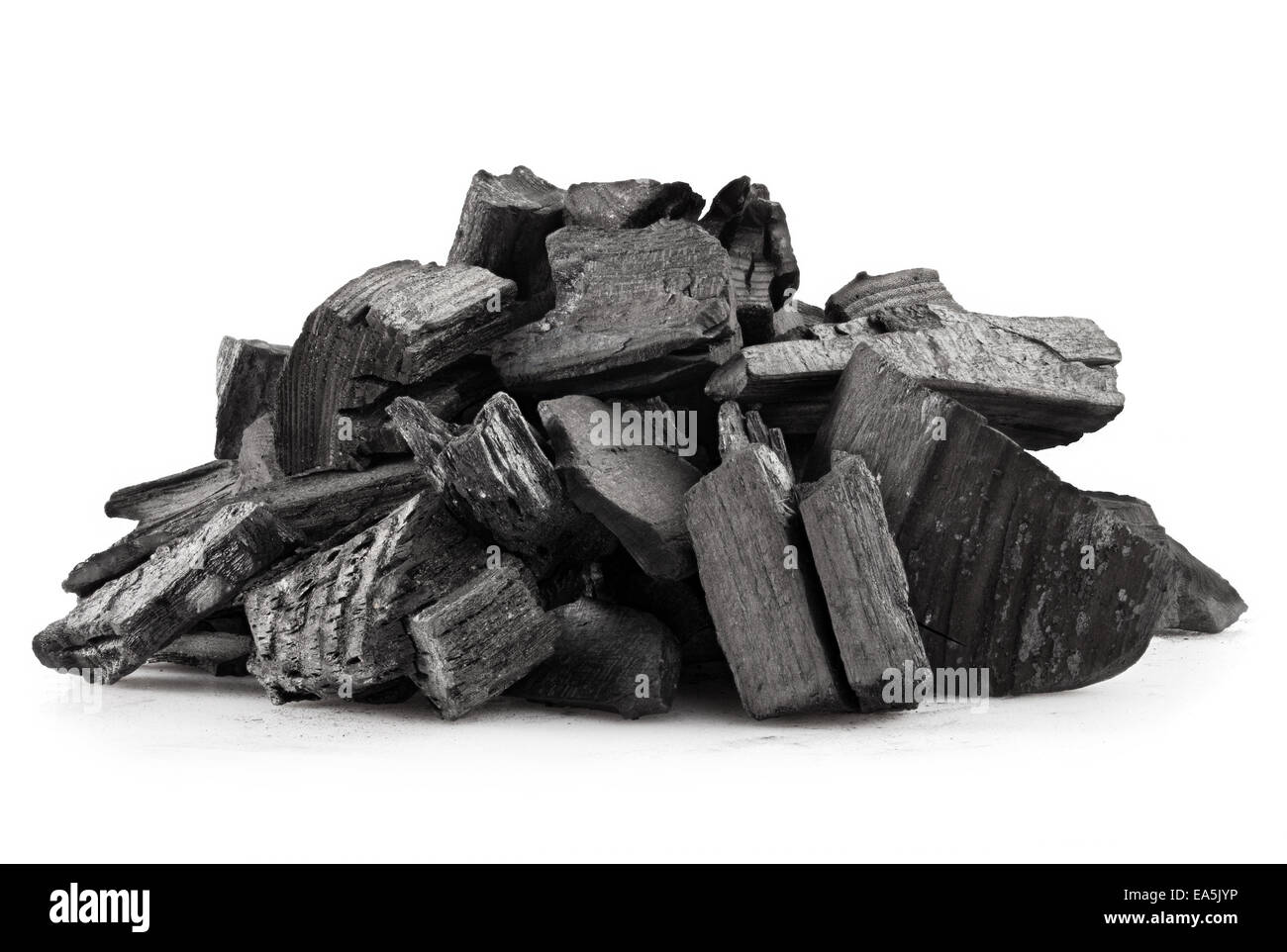 charbon de bois Banque D'Images