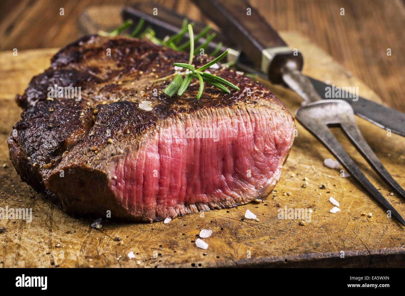 Steak Banque D'Images