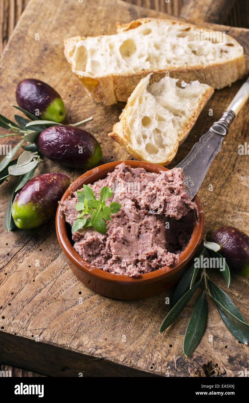 pâté de viande Banque D'Images