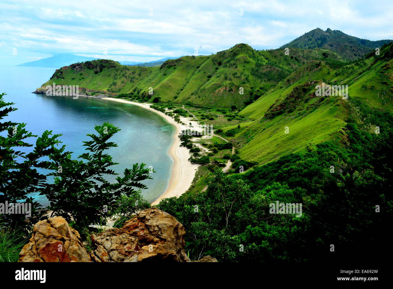 Plages de Dili, au Timor oriental Banque D'Images
