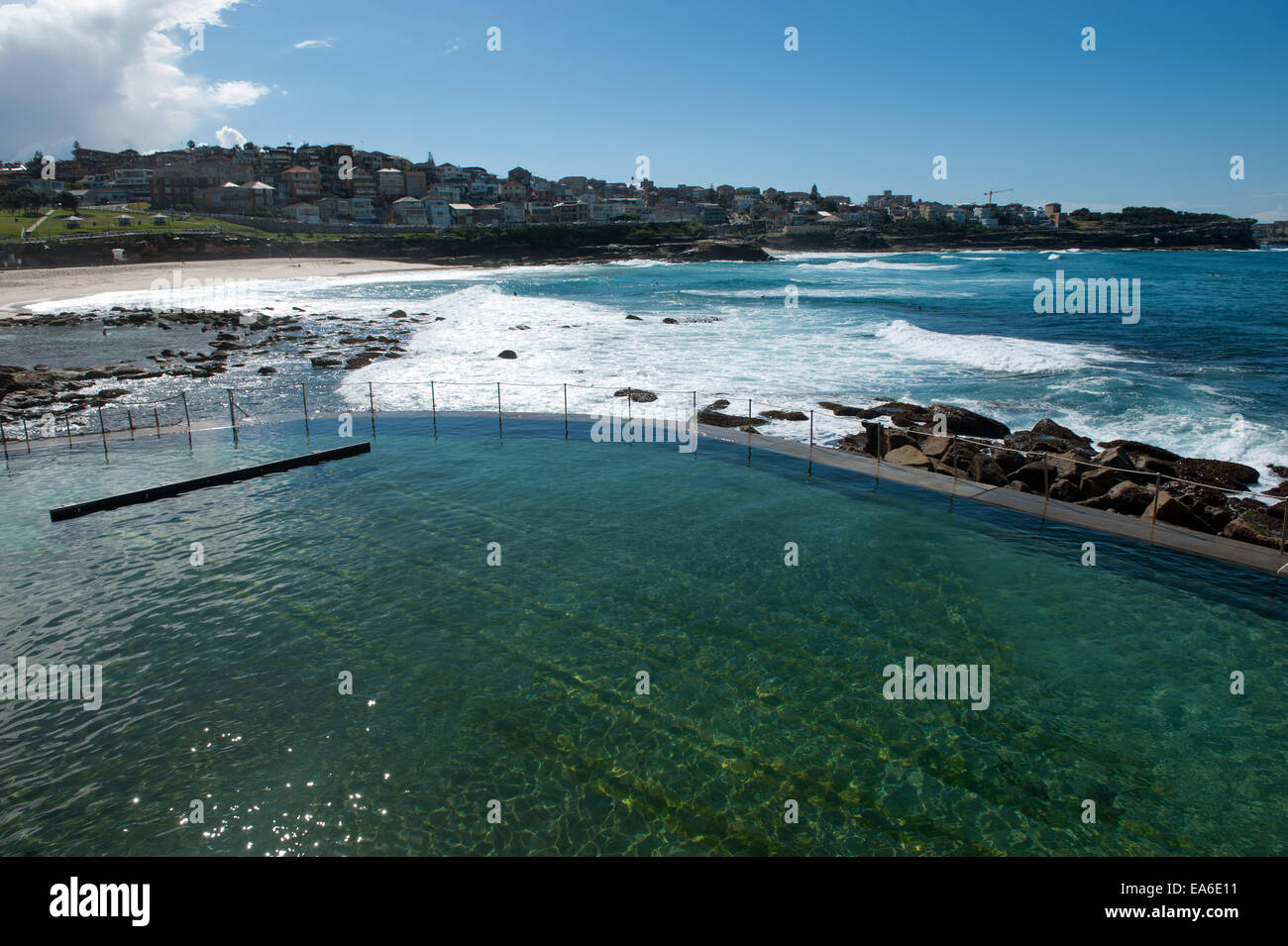 L'Australie, Sydney, Bronte piscine publique Banque D'Images