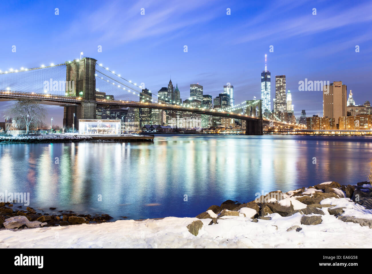 USA, New York State, New York, vue sur Lower Manhattan Banque D'Images