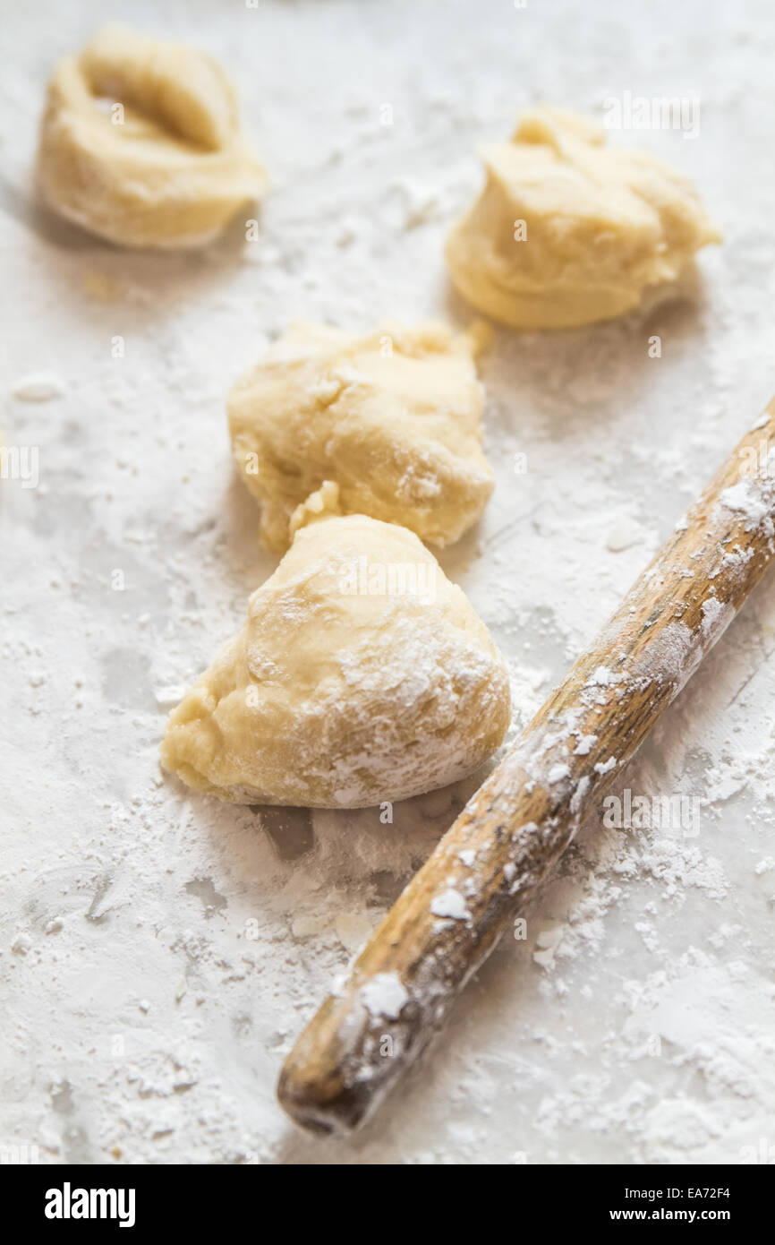 Préparation de Baklava pâte Banque D'Images