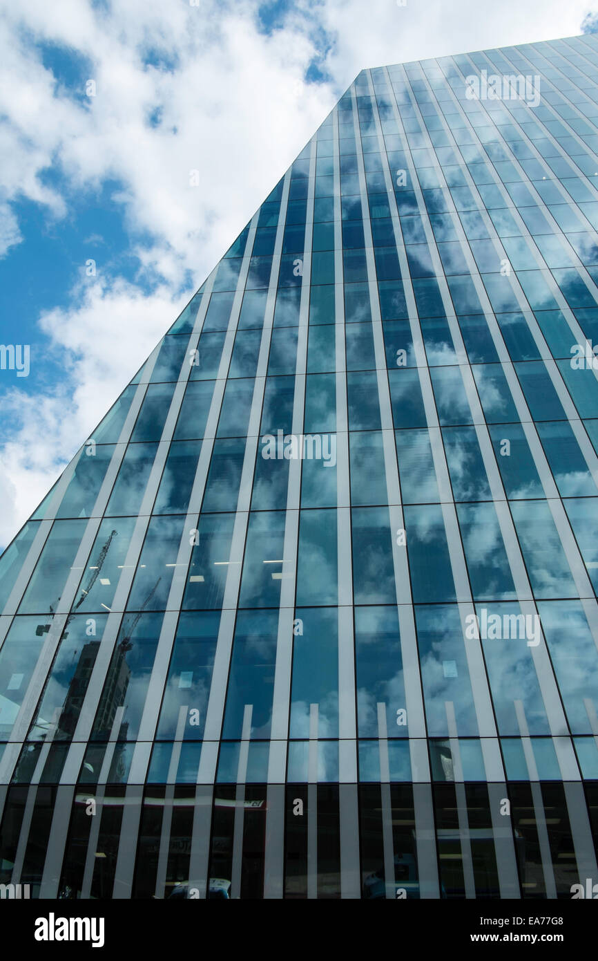 La conception de l'architecture moderne de l'espace du bureau de Londres UK Banque D'Images