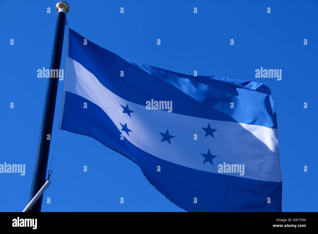 Le drapeau du honduras Banque de photographies et d’images à haute