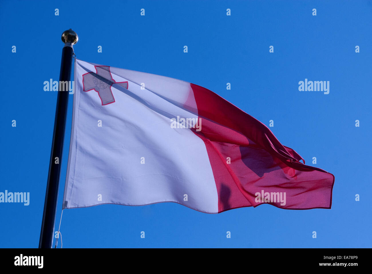 Drapeau malte Banque D'Images