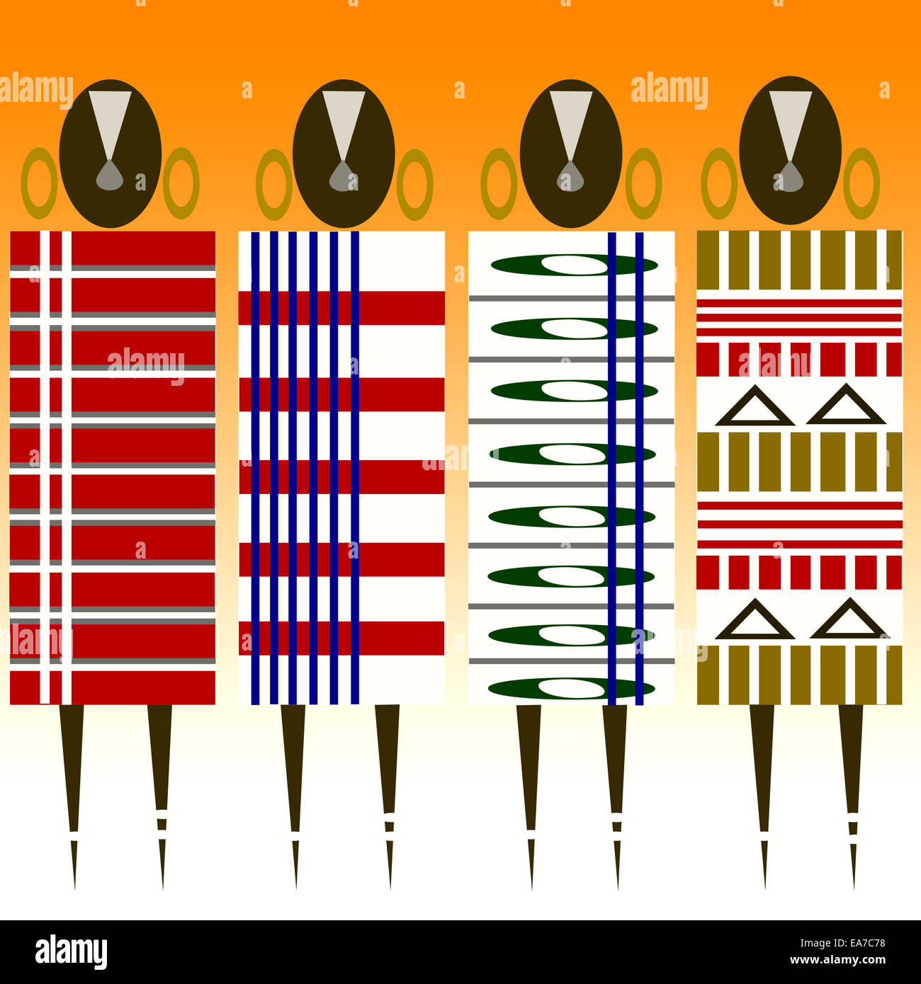 Masai Banque D'Images