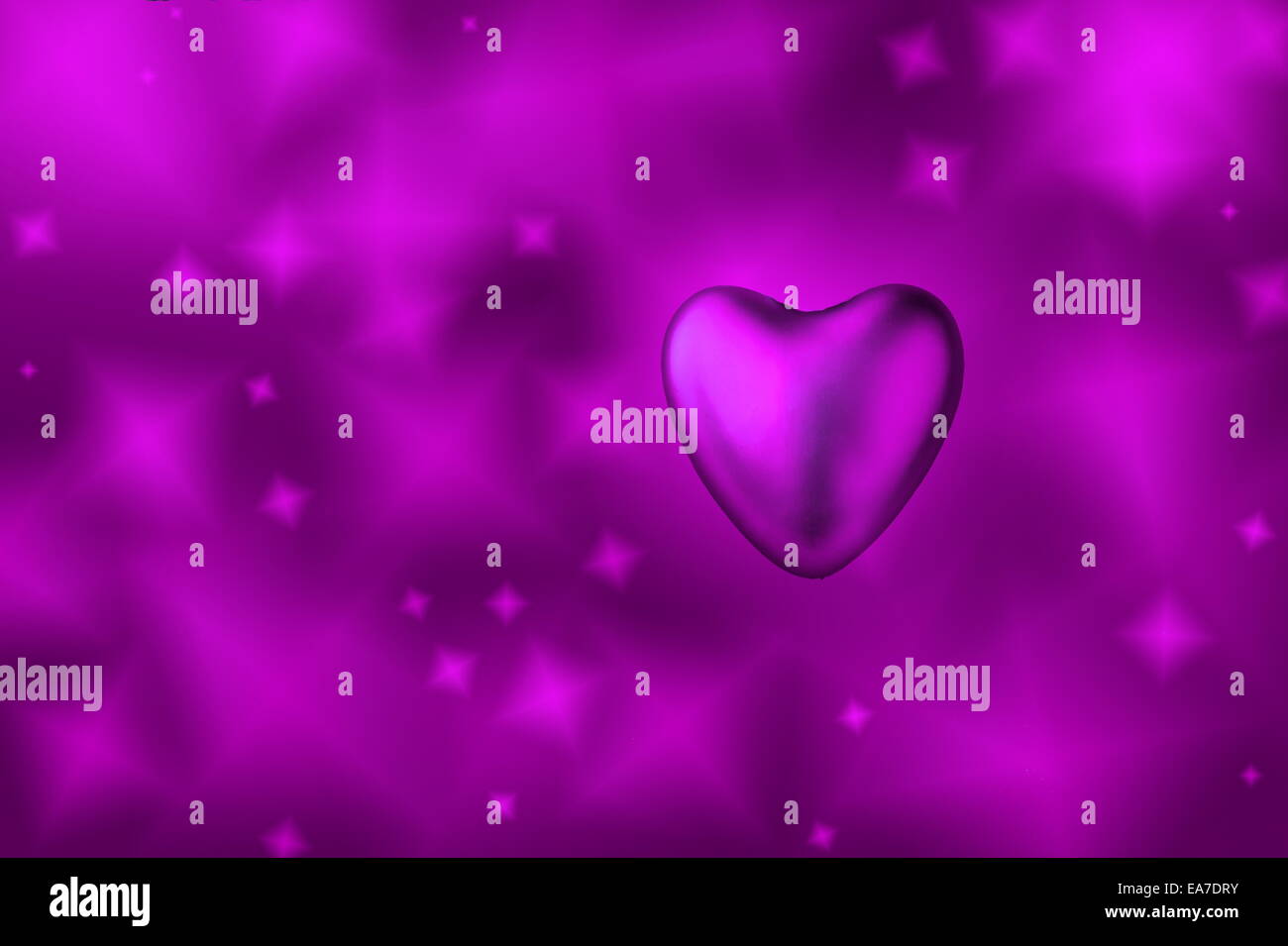 Purple Heart, fond violet Banque D'Images