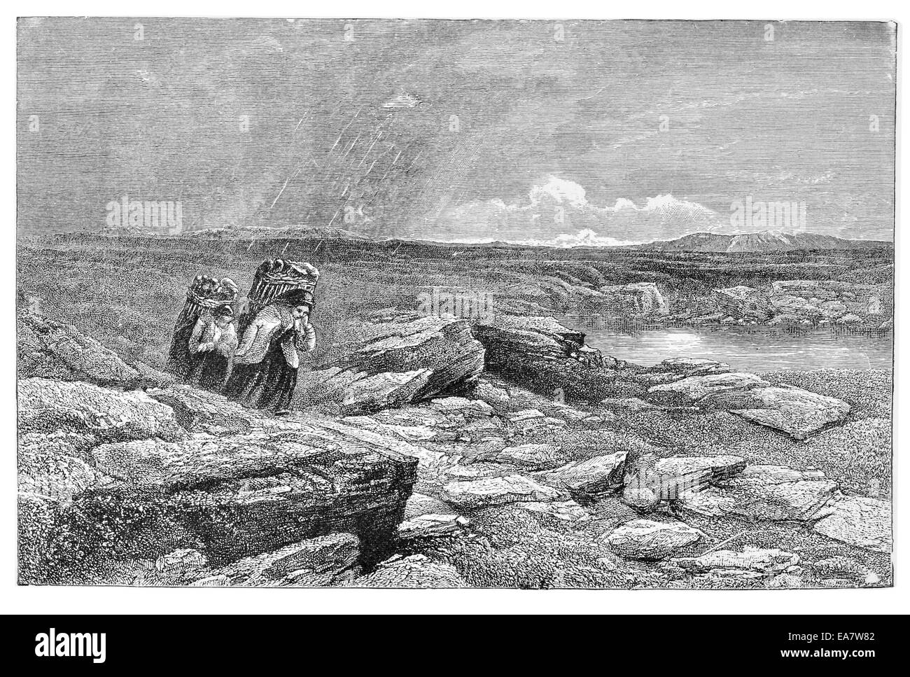 Les Maures au-dessus Bettws Coed Banque D'Images