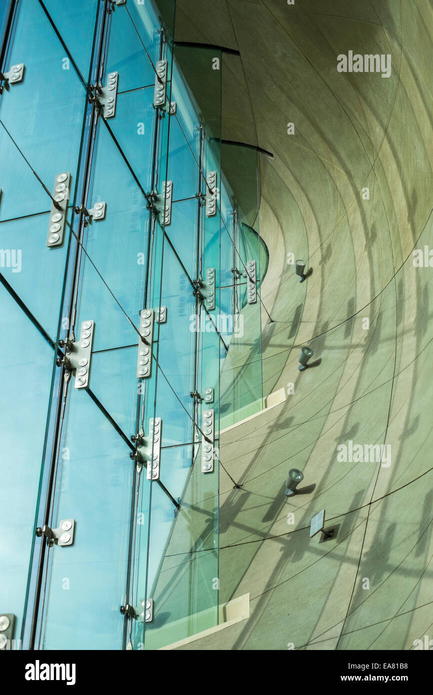 Musée de l'histoire des Juifs polonais, le POLIN, Varsovie, Pologne Banque D'Images