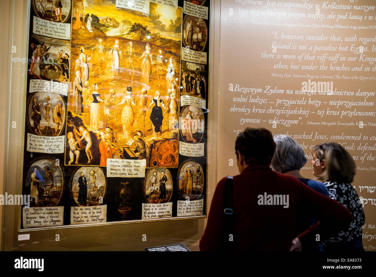 Musée de l'histoire des Juifs polonais, le POLIN, Varsovie, Pologne Banque D'Images