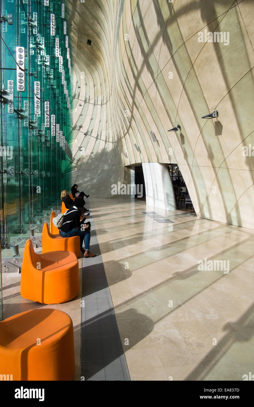 Musée de l'histoire des Juifs polonais, le POLIN, Varsovie, Pologne Banque D'Images