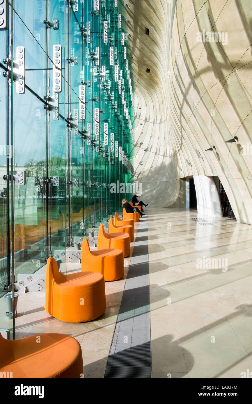 Musée de l'histoire des Juifs polonais, le POLIN, Varsovie, Pologne Banque D'Images