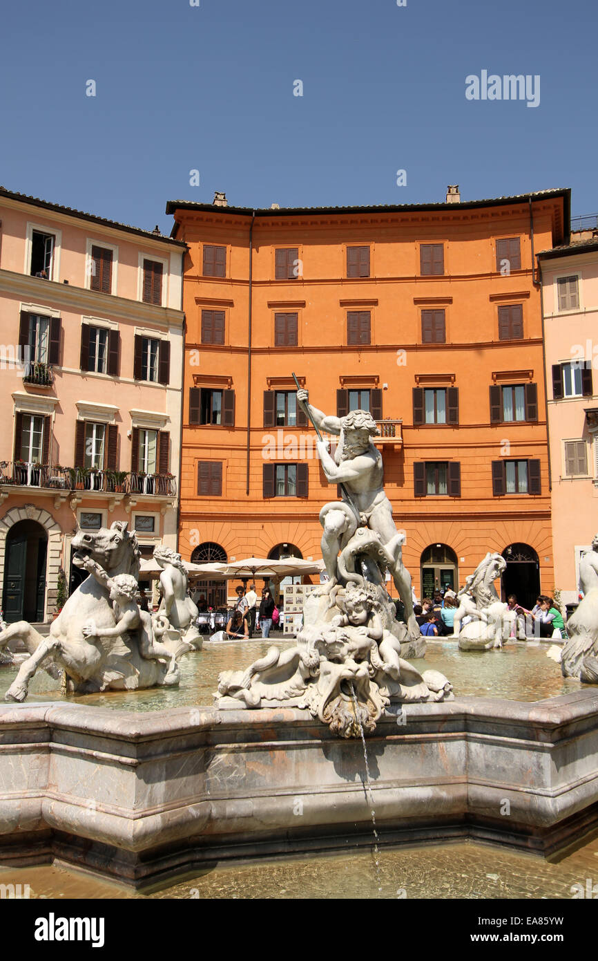 Piazza Navona, Rome, Italie Banque D'Images