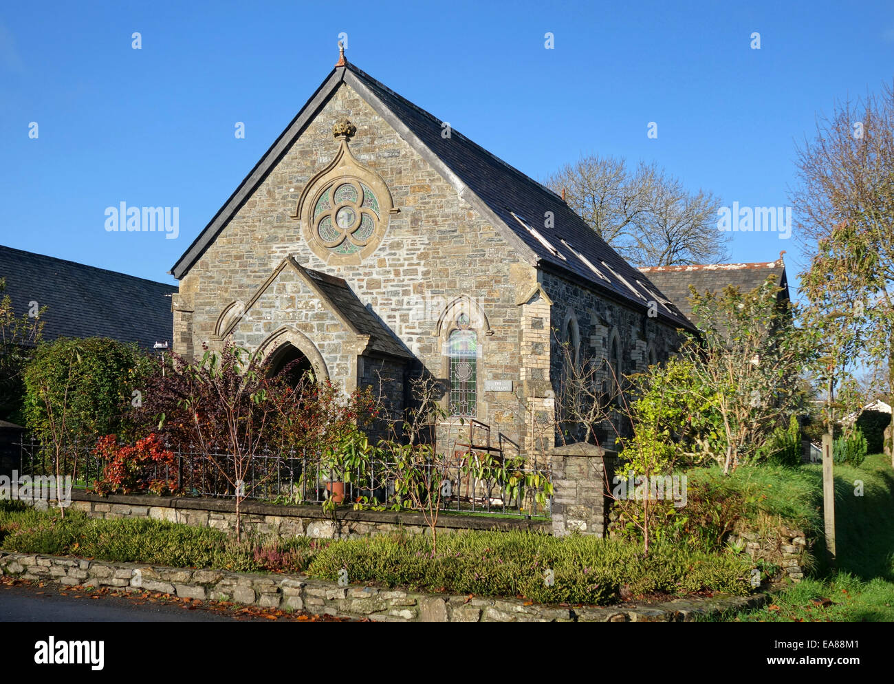 Vieille église à B-3660 à Dartmoor, dans le Devon, UK, a été converti en une maison privée Banque D'Images