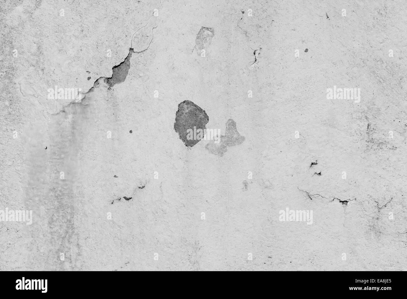 Abstract blanc sale vieille peinture murale de lavage s'atténue et sale. Idéal pour un fond texturé. Banque D'Images