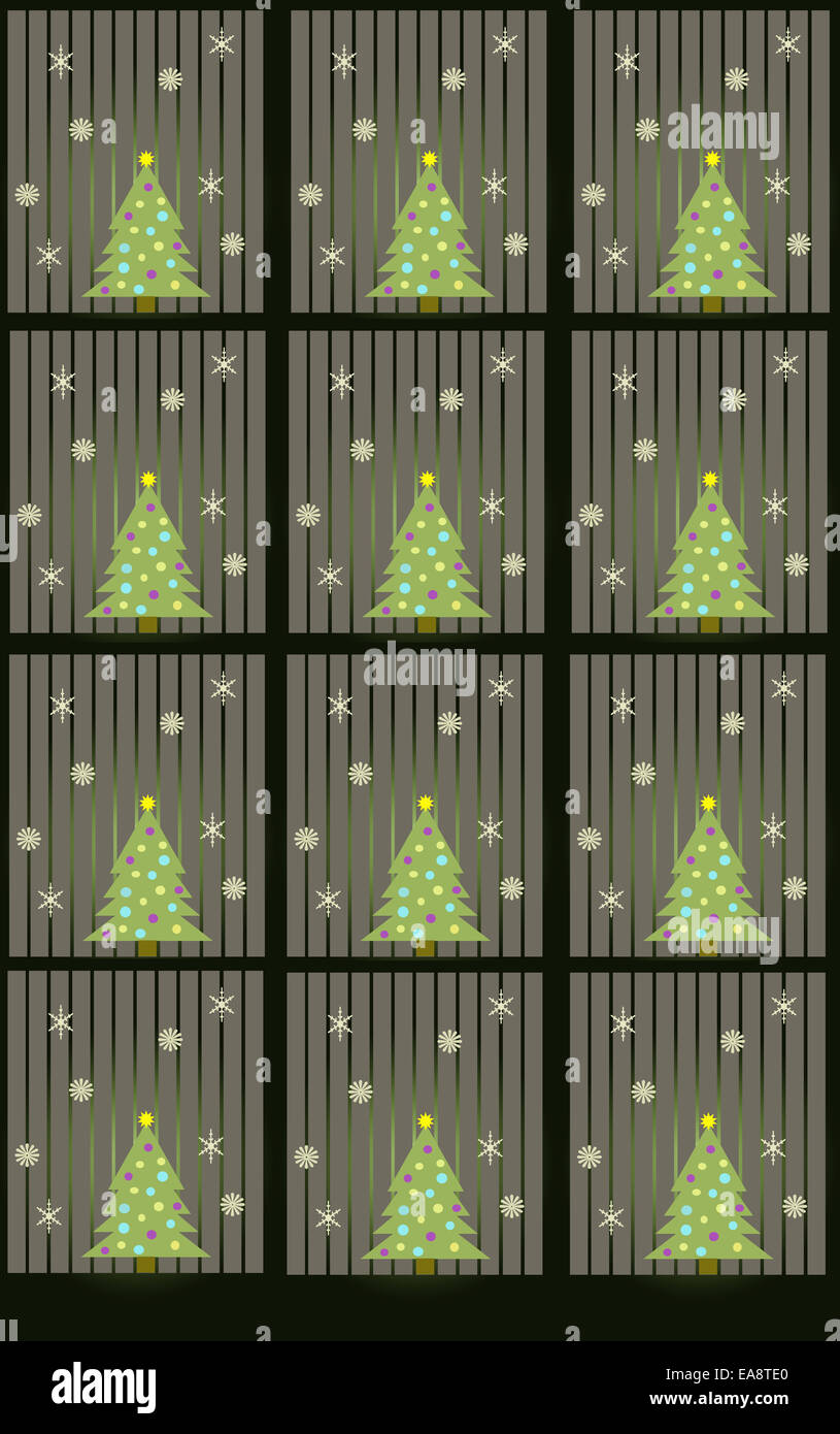 Carte de Noël Banque D'Images