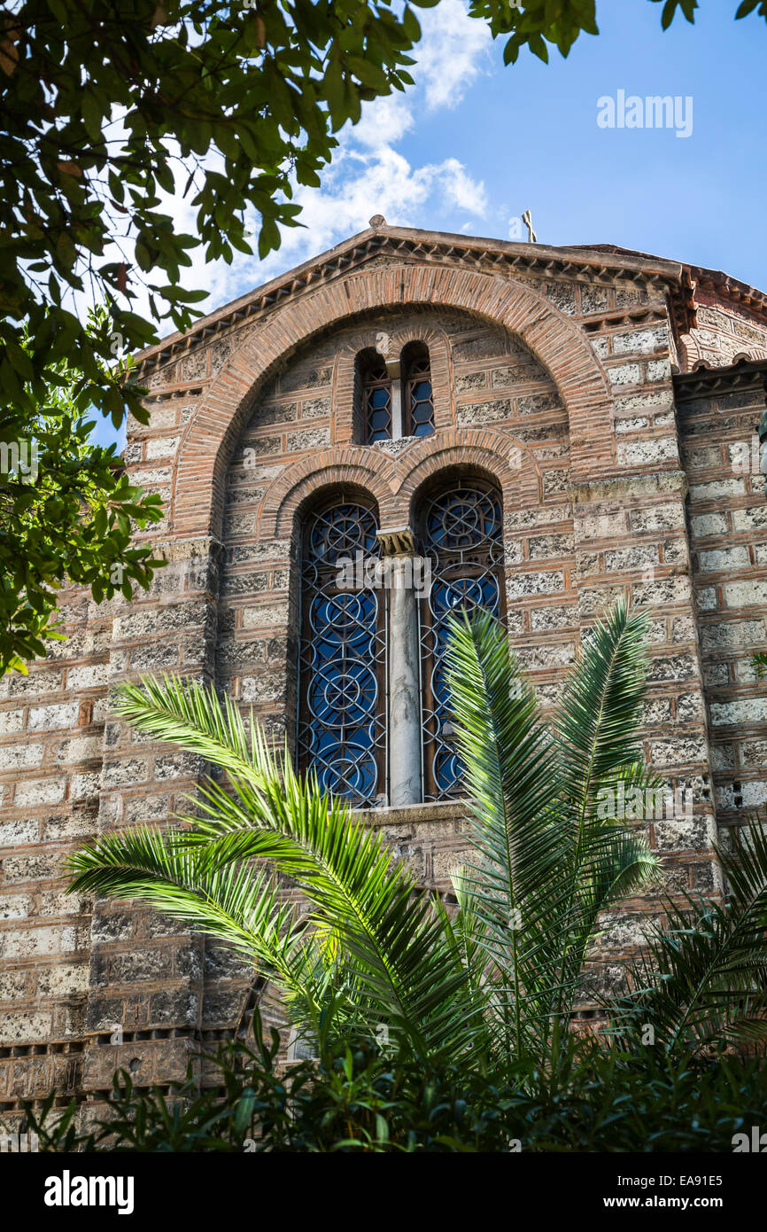 Lykodemou Soteira, l'église Russe, près de la Place Syntagma, Athènes, Grèce, Europe. Banque D'Images