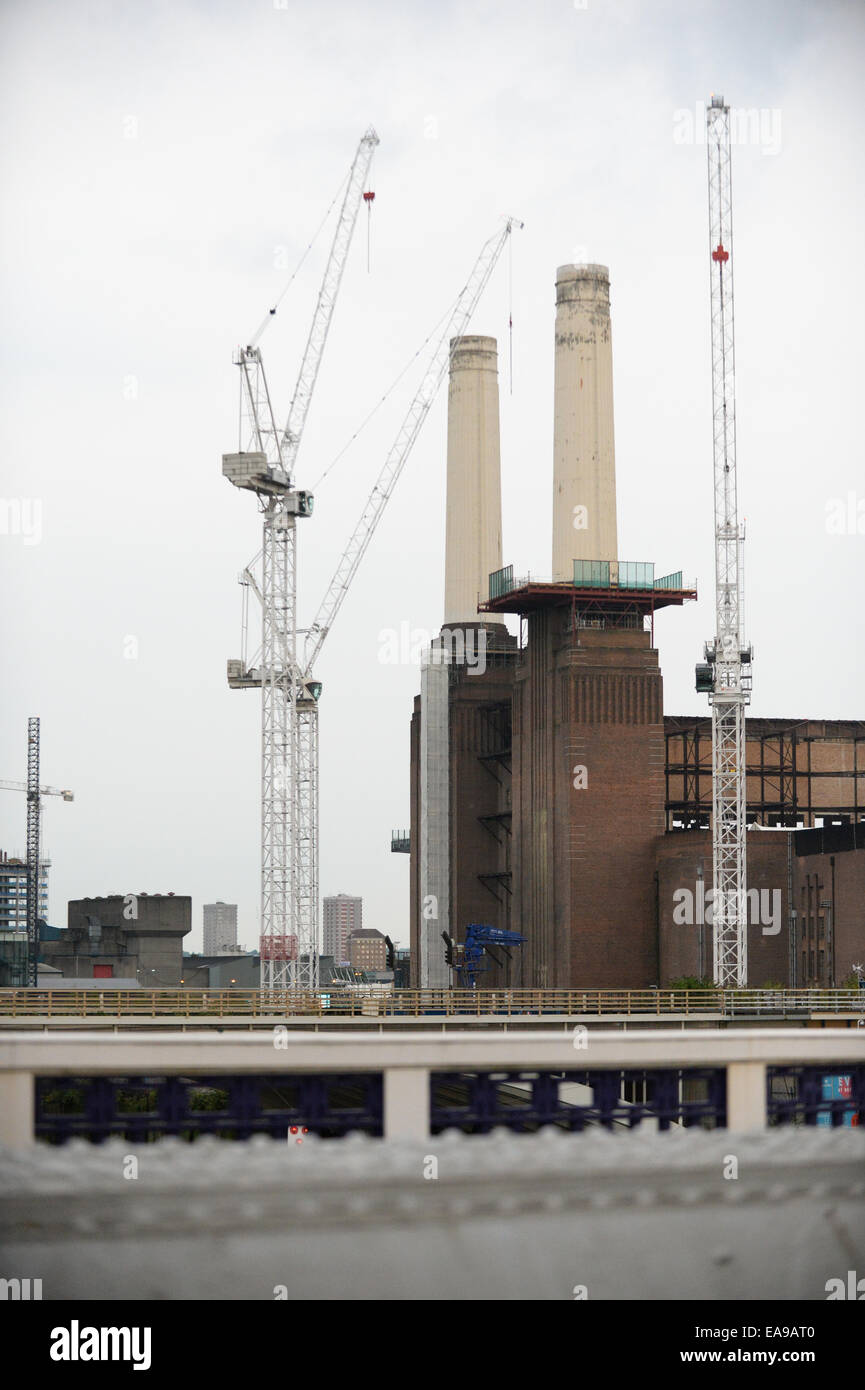 Développement Battersea Power Station Banque D'Images
