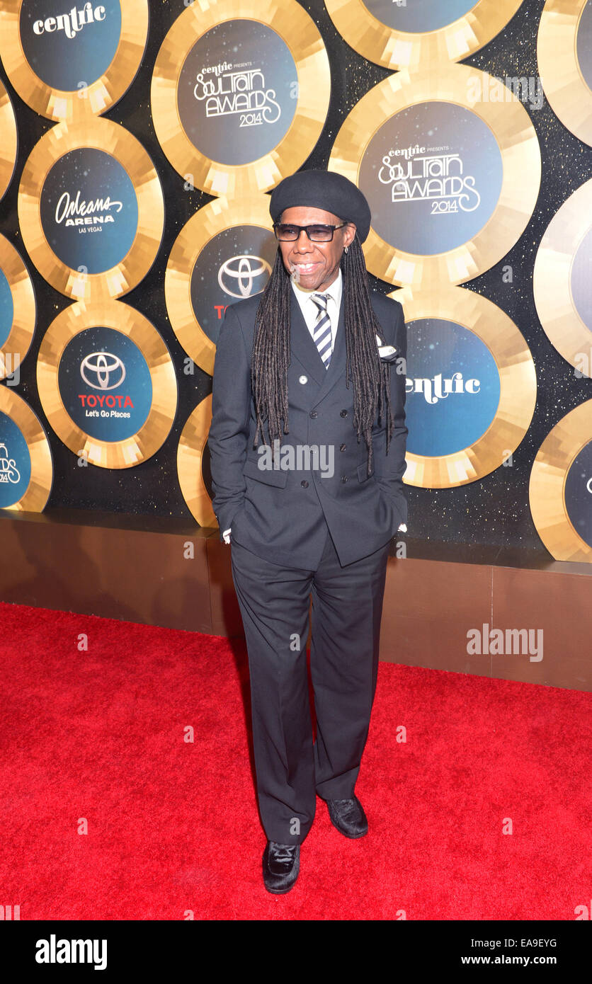 Nile Rodgers artiste assiste à la 2014 Soul Train Music Awards à l'Orleans Arena de Las Vegas Banque D'Images