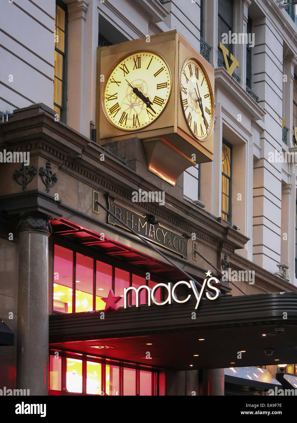 Du grand magasin Macy's Herald Square, New York, Banque D'Images