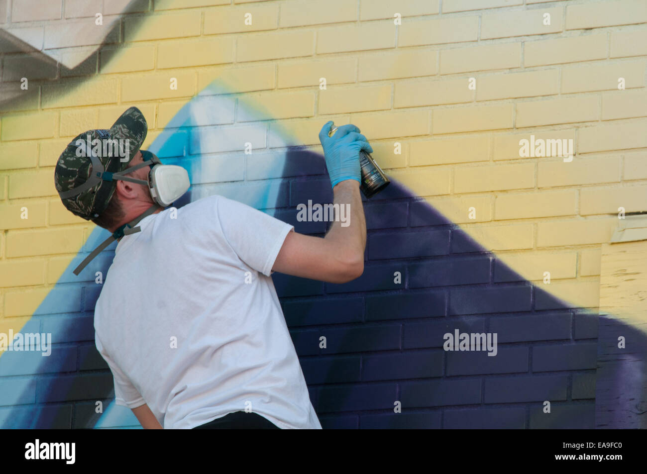 Artiste Graffiti Banque D'Images